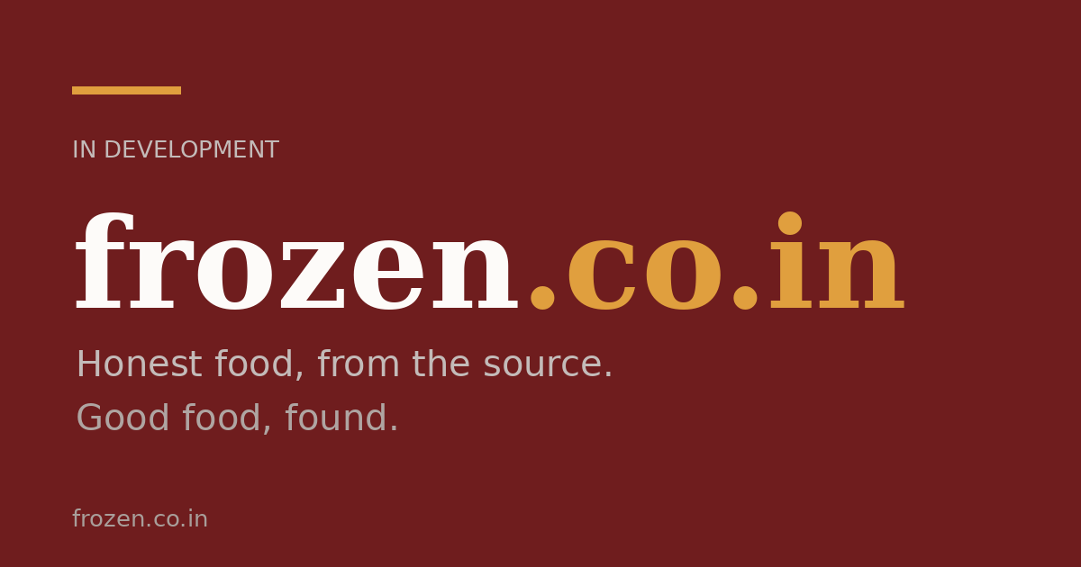 Link preview image for frozen.co.in